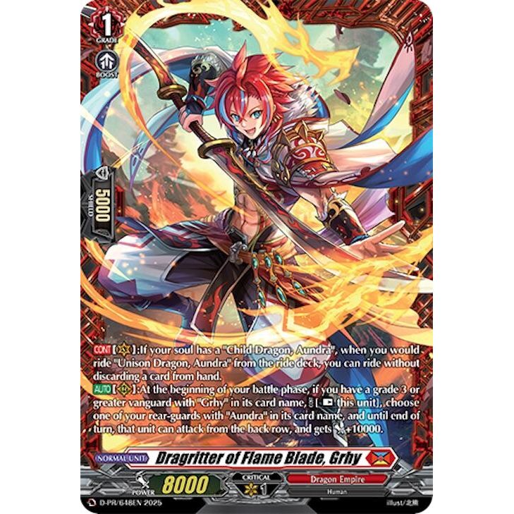 Image for Dragritter of Flame Blade, Grhy (D-PR/648EN) (D-PR) - Cardfight Vanguard
