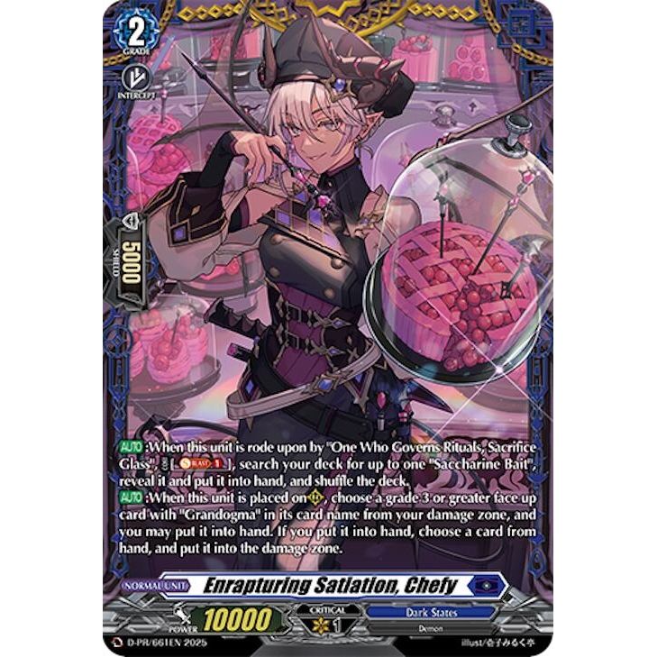 Image for Enrapturing Satiation, Chefy (D-PR/661EN) (D-PR) - Cardfight Vanguard