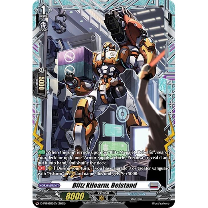 Image for Blitz Kiloarm, Beistand (D-PR/665EN) (D-PR) - Cardfight Vanguard
