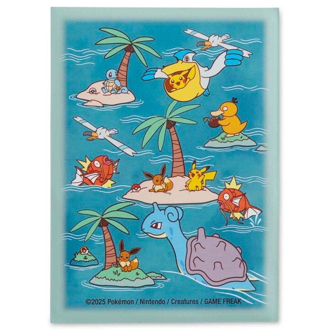Image for Pokemon TCG: Pokemon Center Exclusive - Sunny Sea (65 Pack) - Card Sleeves