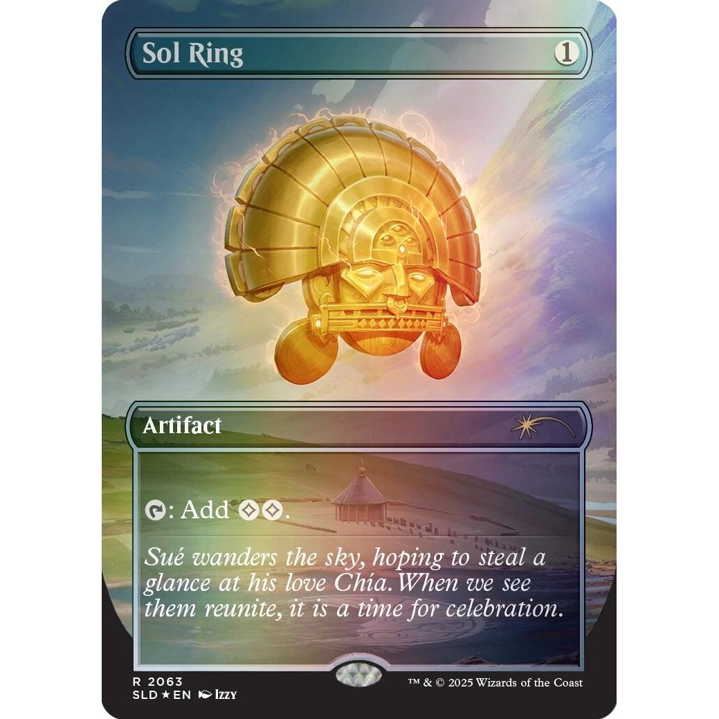 Image for Sol Ring (2063) (Rainbow Foil) (2063) (SLD) - Magic: The Gathering