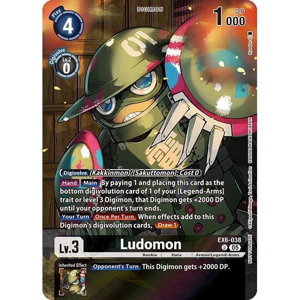 Image for Ludomon (Versus Monsters Legend Pack 2025) (EX6-038 U) (EX09) - Digimon Card Game