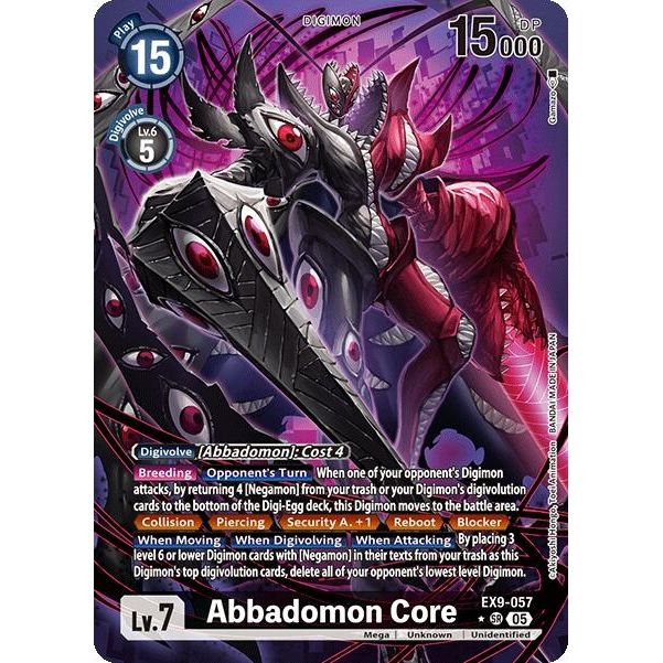 Image for Abbadomon Core (Alternate Art) (EX9-057 SR) (EX09) - Digimon Card Game