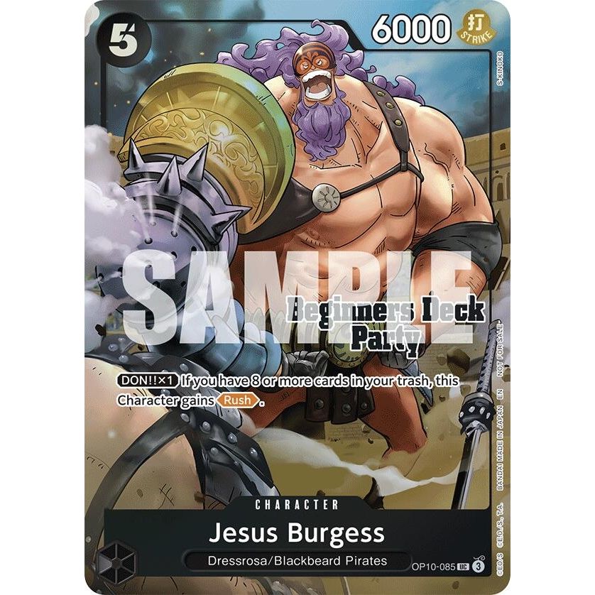 Image for Jesus Burgess (Beginners Deck Party [ST-23] - [ST-28] Winner Pack) (OP10-085) (OP-PR) - One Piece Card Game