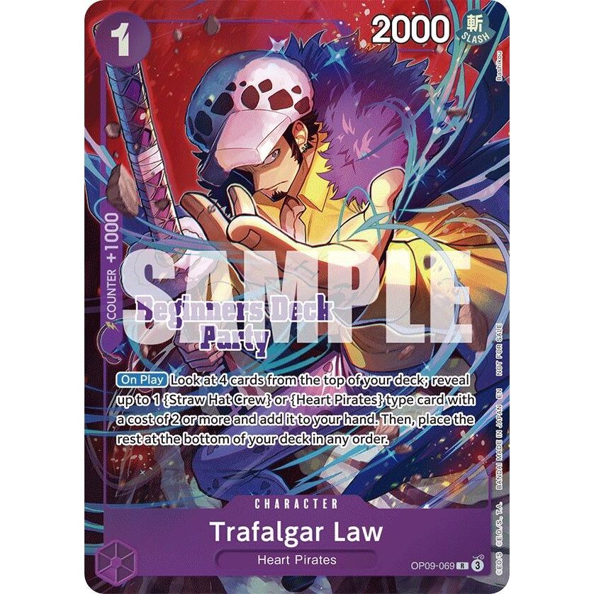 Image for Trafalgar Law (Beginners Deck Party [ST-23] - [ST-28] Winner Pack) (OP09-069) (OP-PR) - One Piece Card Game
