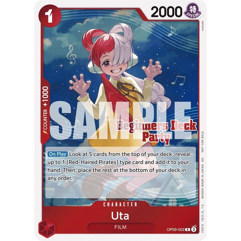 Image for Uta (Beginners Deck Party [ST-23] - [ST-28] Participation Pack) (OP09-002) (OP-PR) - One Piece Card Game