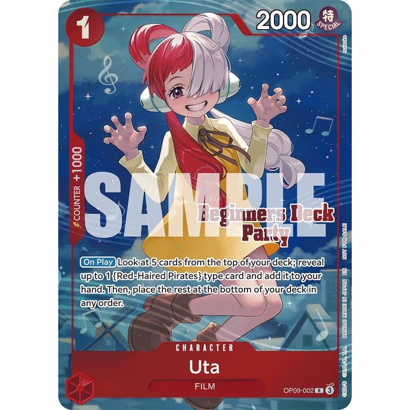 Image for Uta (Beginners Deck Party [ST-23] - [ST-28] Winner Pack) (OP09-002) (OP-PR) - One Piece Card Game