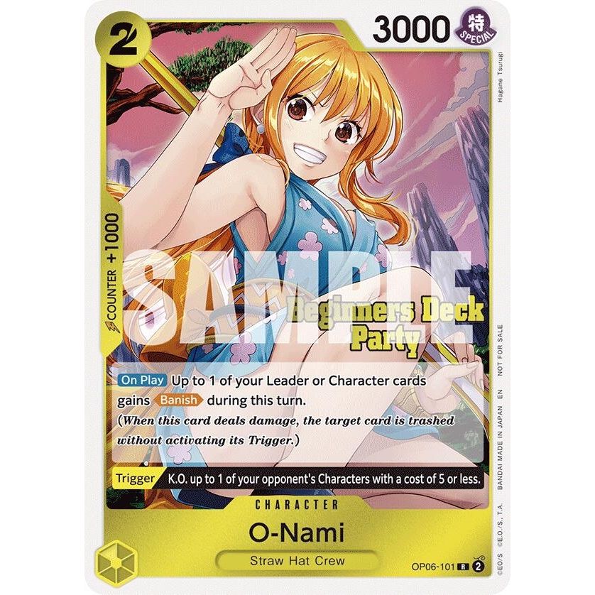 Image for O-Nami (Beginners Deck Party [ST-23] - [ST-28] Participation Pack) (OP06-101) (OP-PR) - One Piece Card Game