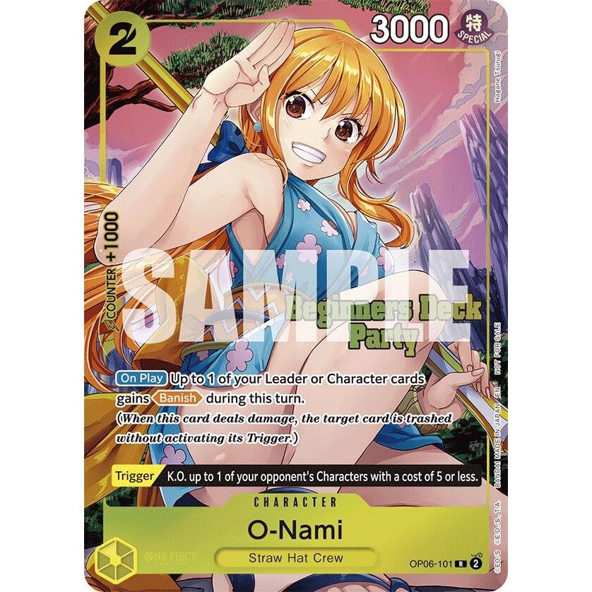 Image for O-Nami (Beginners Deck Party [ST-23] - [ST-28] Winner Pack) (OP06-101) (OP-PR) - One Piece Card Game
