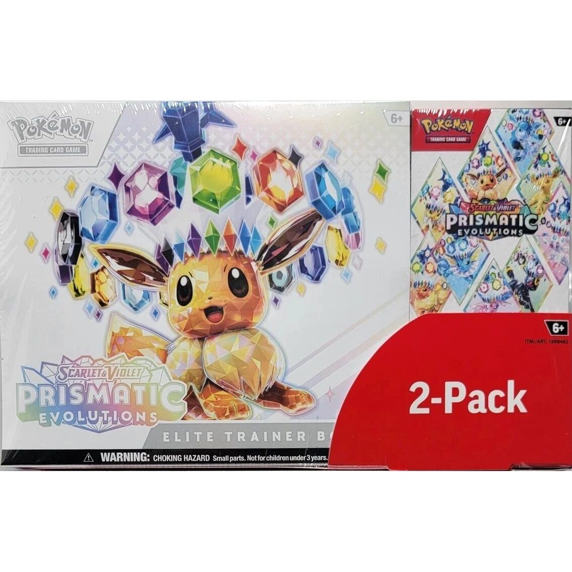 Image for Costco Pokemon Prismatic Evolutions 2-Pack Trainer Box and Booster Bundle - Pokemon