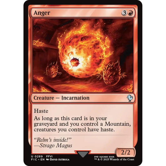 Image for Anger (Surge Foil) (289) (FIC) - Magic: The Gathering