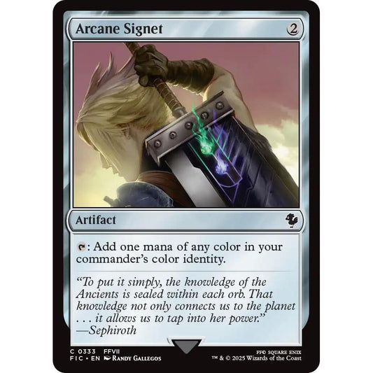 Image for Arcane Signet (0333) (Surge Foil) (333) (FIC) - Magic: The Gathering