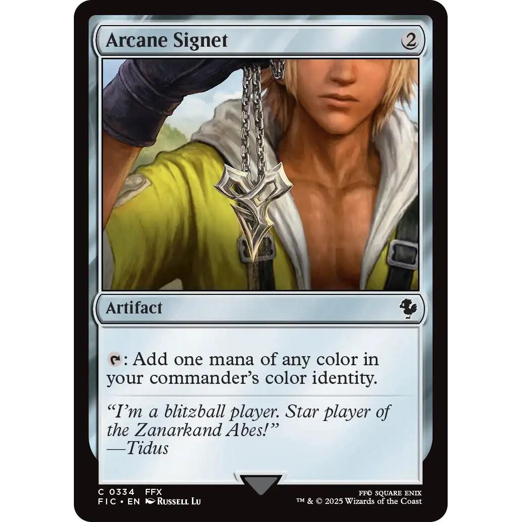 Image for Arcane Signet (0334) (Surge Foil) (334) (FIC) - Magic: The Gathering