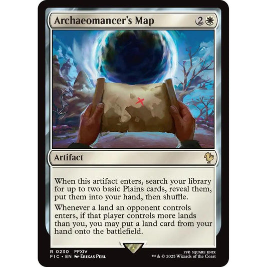 Image for Archaeomancer's Map (Surge Foil) (230) (FIC) - Magic: The Gathering