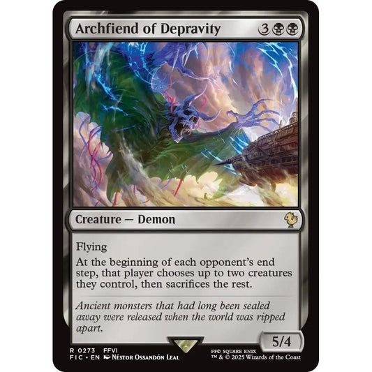 Image for Archfiend of Depravity (Surge Foil) (273) (FIC) - Magic: The Gathering