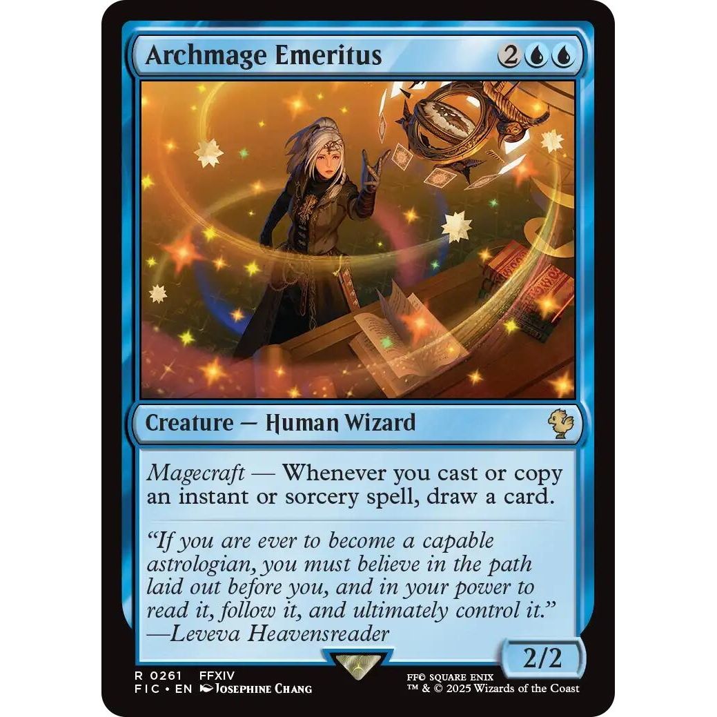 Image for Archmage Emeritus (Surge Foil) (261) (FIC) - Magic: The Gathering