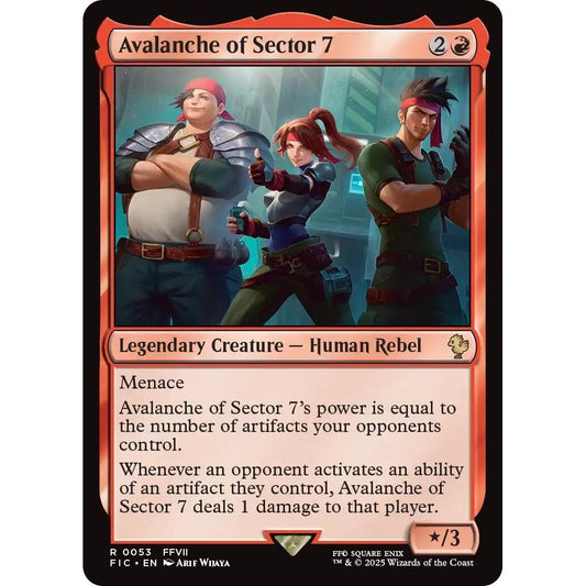 Image for Avalanche of Sector 7 (Surge Foil) (53) (FIC) - Magic: The Gathering
