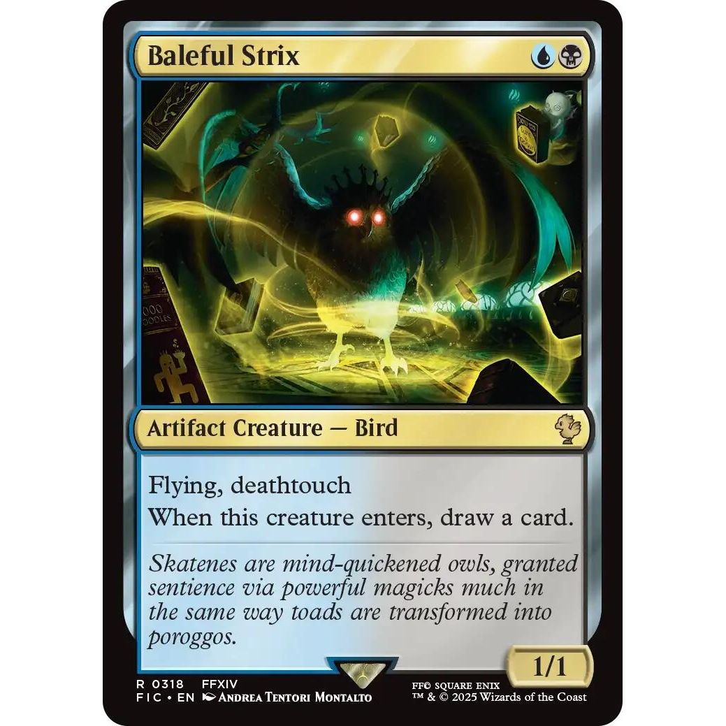 Image for Baleful Strix (Surge Foil) (318) (FIC) - Magic: The Gathering