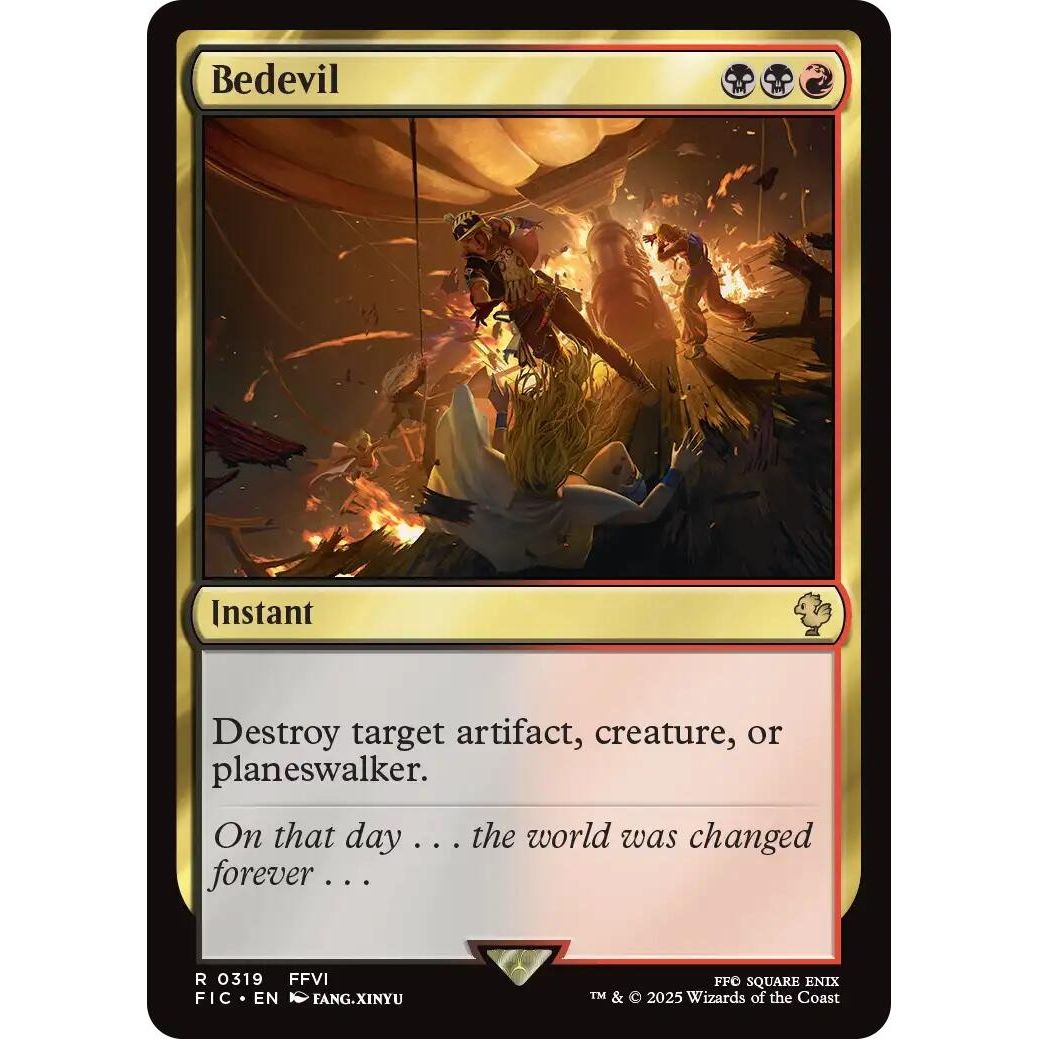 Image for Bedevil (Surge Foil) (319) (FIC) - Magic: The Gathering
