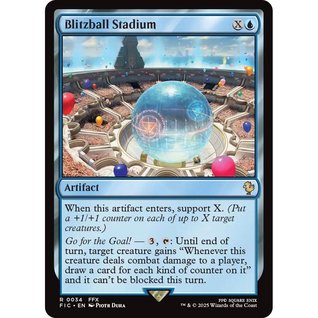 Image for Blitzball Stadium (Surge Foil) (34) (FIC) - Magic: The Gathering