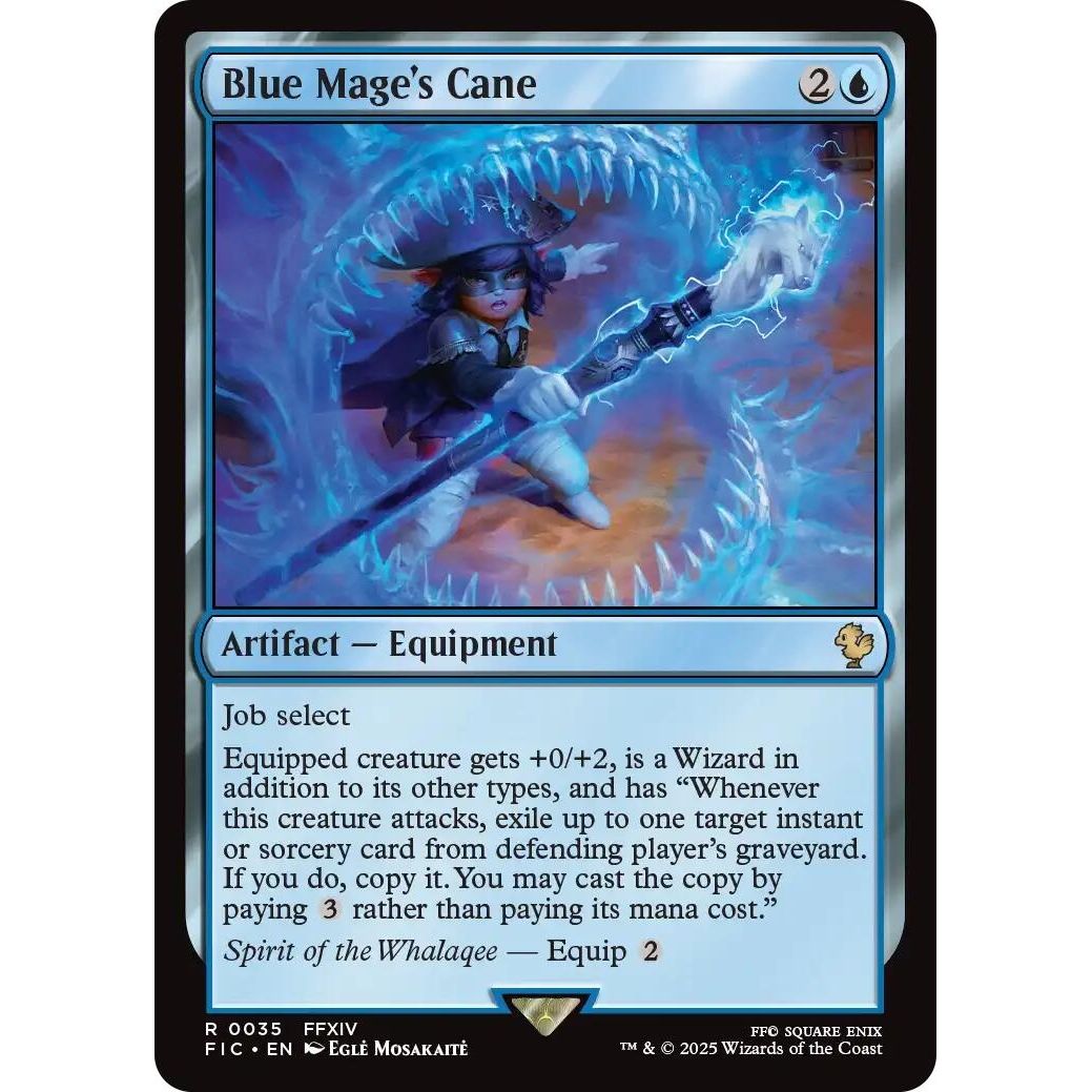 Image for Blue Mage's Cane (Surge Foil) (35) (FIC) - Magic: The Gathering