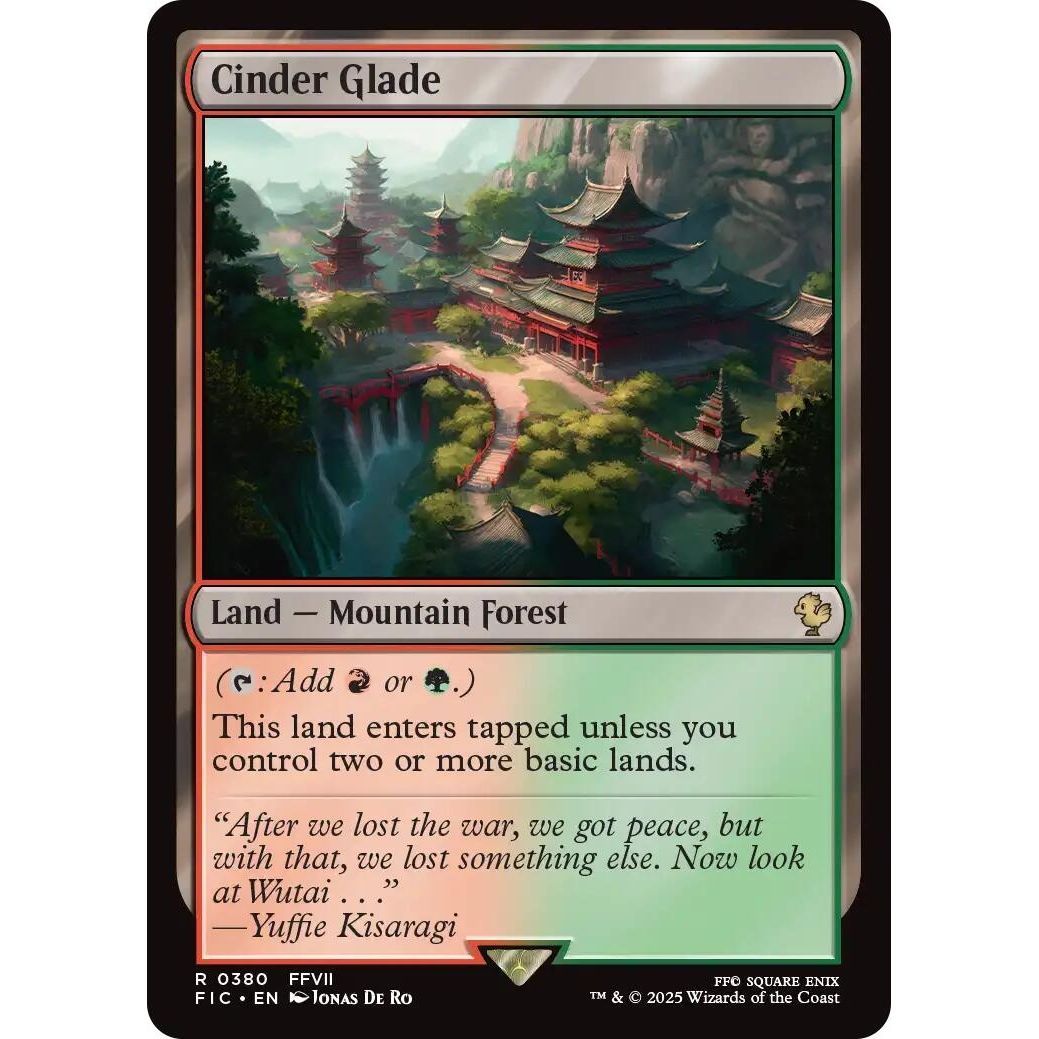 Image for Cinder Glade (Surge Foil) (380) (FIC) - Magic: The Gathering