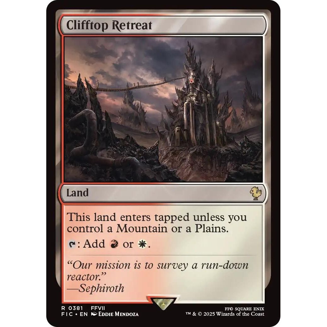 Image for Clifftop Retreat (Surge Foil) (381) (FIC) - Magic: The Gathering