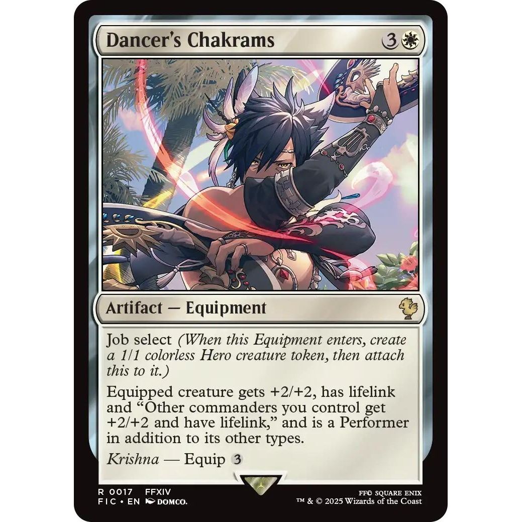 Image for Dancer's Chakrams (Surge Foil) (17) (FIC) - Magic: The Gathering