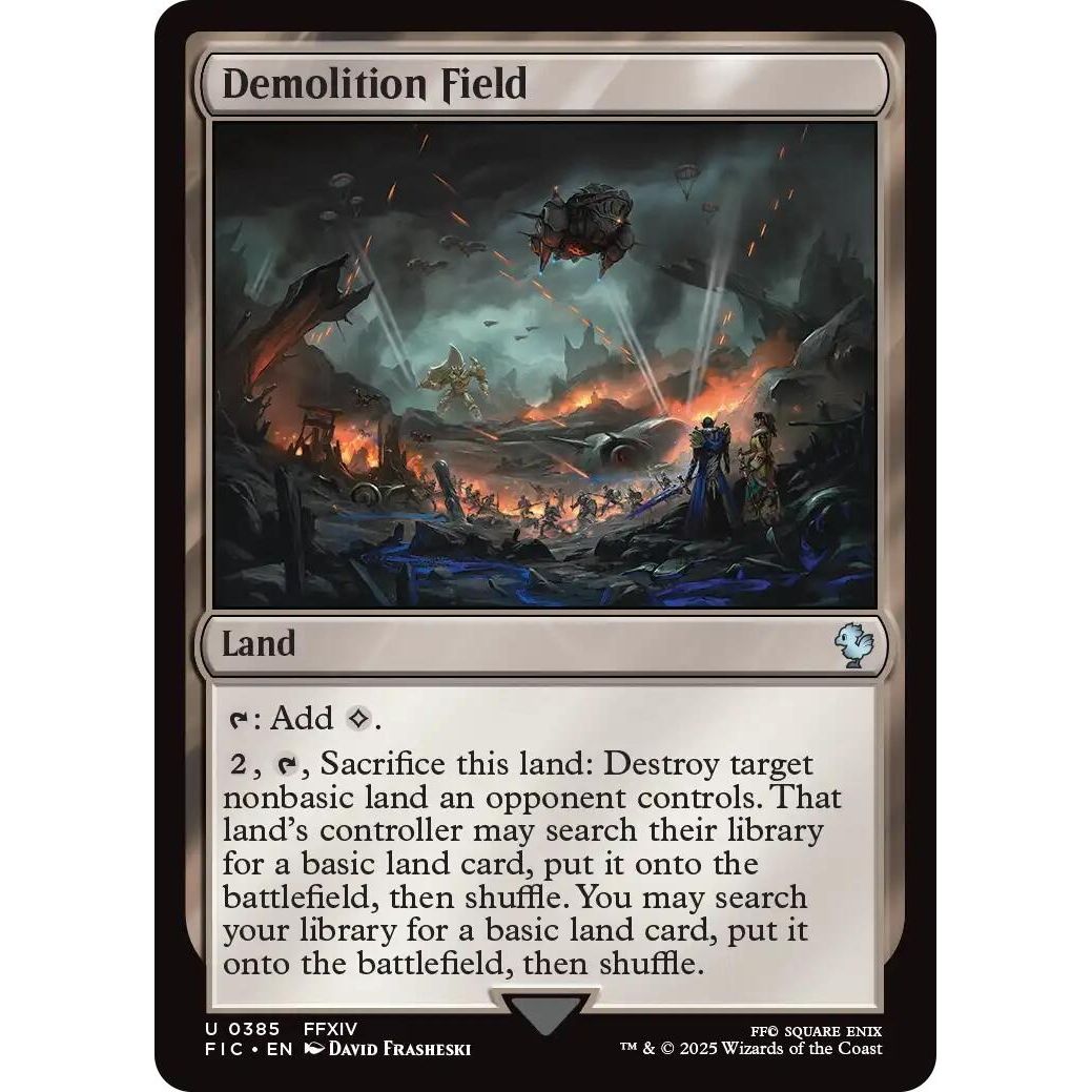 Image for Demolition Field (Surge Foil) (385) (FIC) - Magic: The Gathering