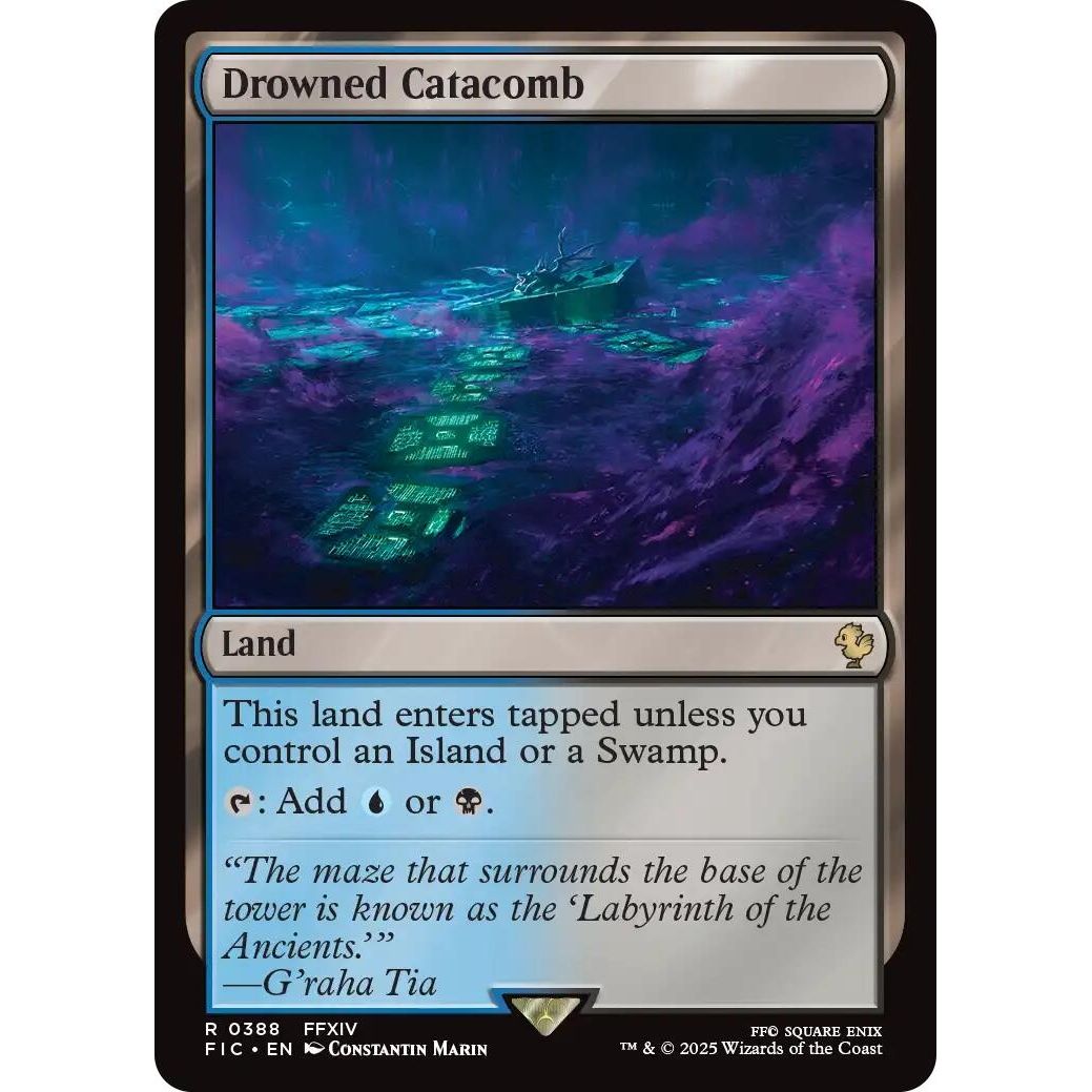Image for Drowned Catacomb (Surge Foil) (388) (FIC) - Magic: The Gathering