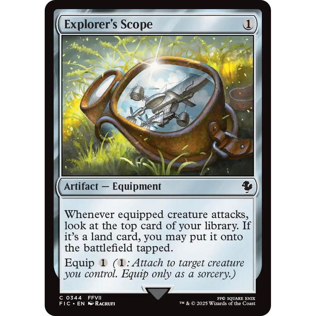 Image for Explorer's Scope (Surge Foil) (344) (FIC) - Magic: The Gathering