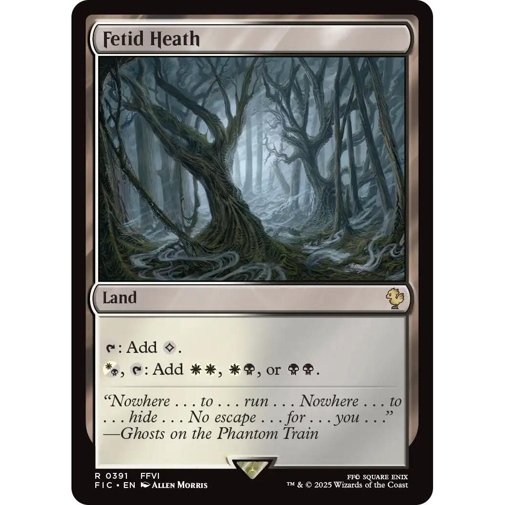 Image for Fetid Heath (Surge Foil) (391) (FIC) - Magic: The Gathering
