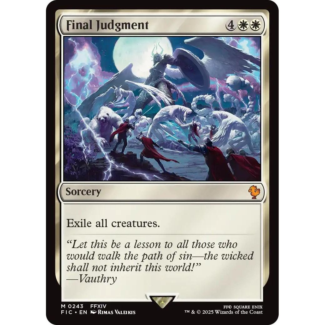 Image for Final Judgment (Surge Foil) (243) (FIC) - Magic: The Gathering