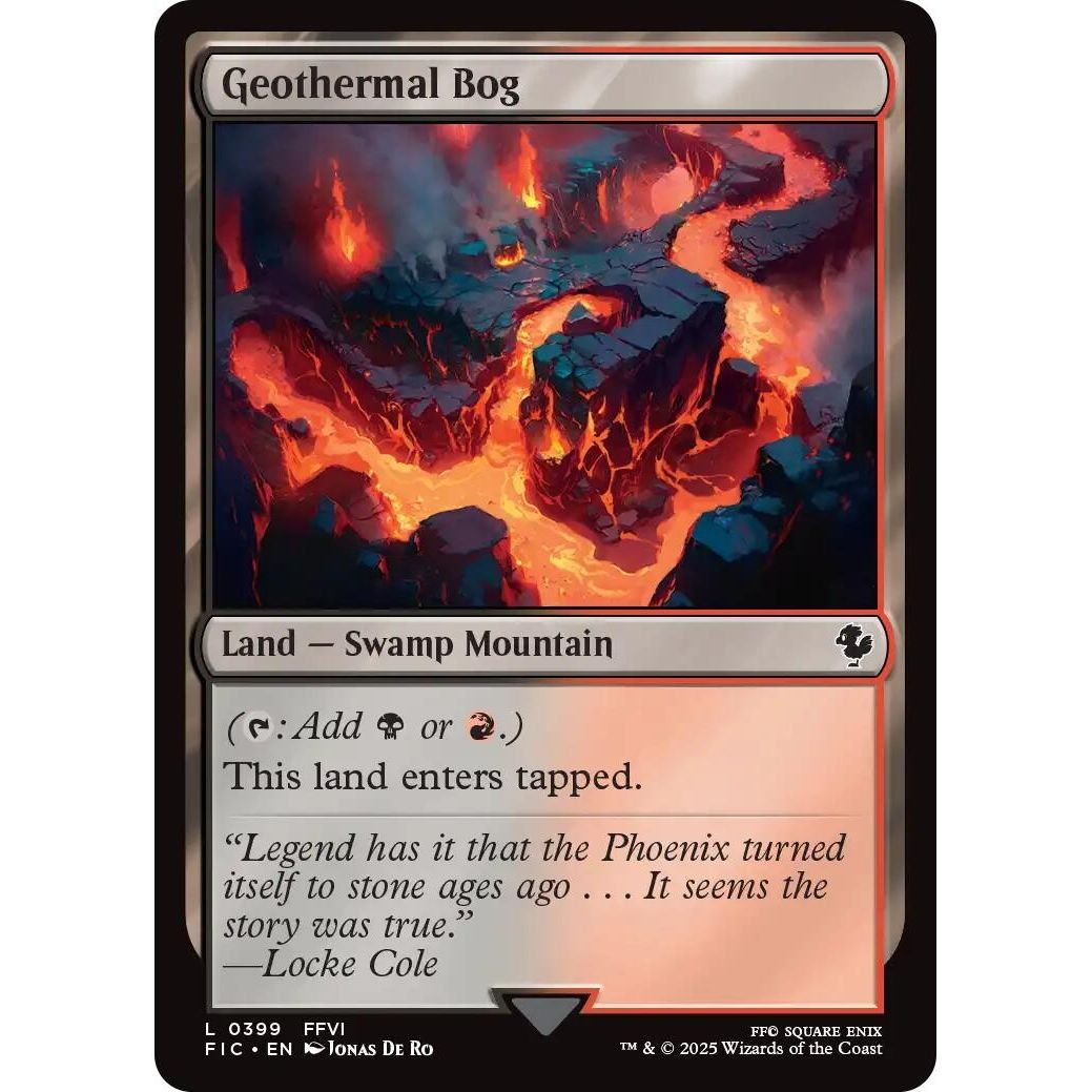 Image for Geothermal Bog (Surge Foil) (399) (FIC) - Magic: The Gathering