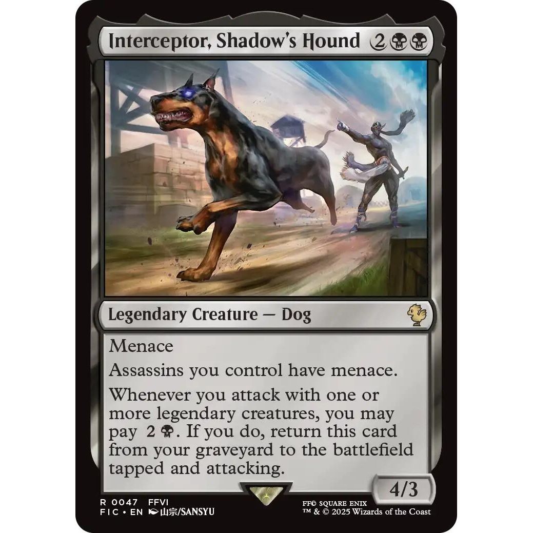 Image for Interceptor, Shadow's Hound (Surge Foil) (47) (FIC) - Magic: The Gathering