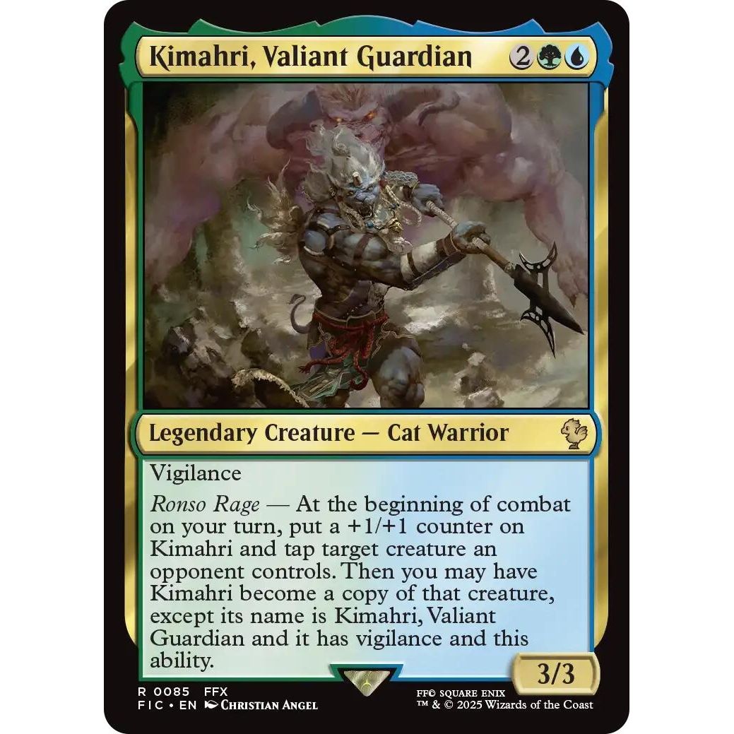 Image for Kimahri, Valiant Guardian (Surge Foil) (85) (FIC) - Magic: The Gathering
