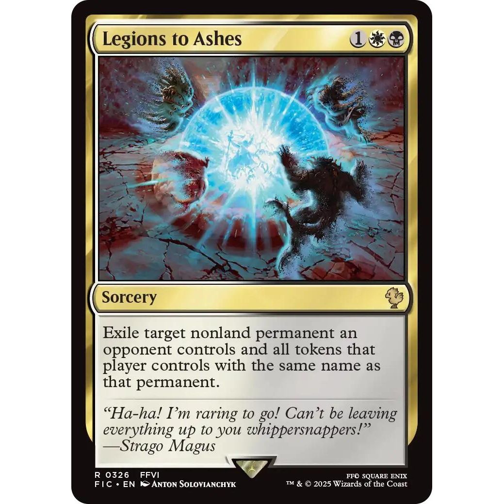 Image for Legions to Ashes (Surge Foil) (326) (FIC) - Magic: The Gathering