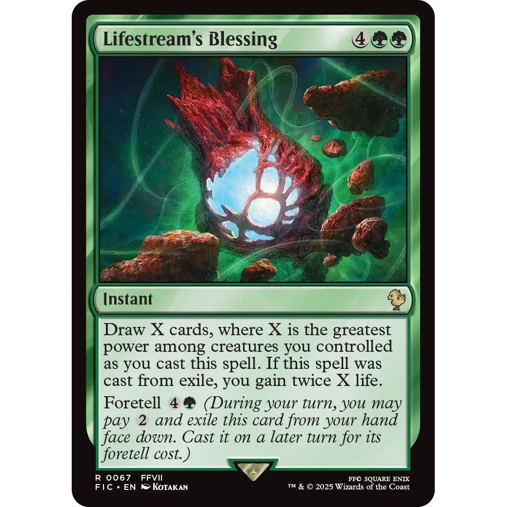 Image for Lifestream's Blessing (Surge Foil) (67) (FIC) - Magic: The Gathering