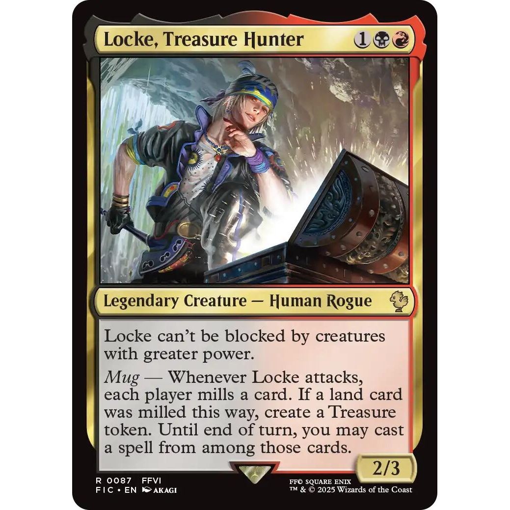 Image for Locke, Treasure Hunter (Surge Foil) (87) (FIC) - Magic: The Gathering