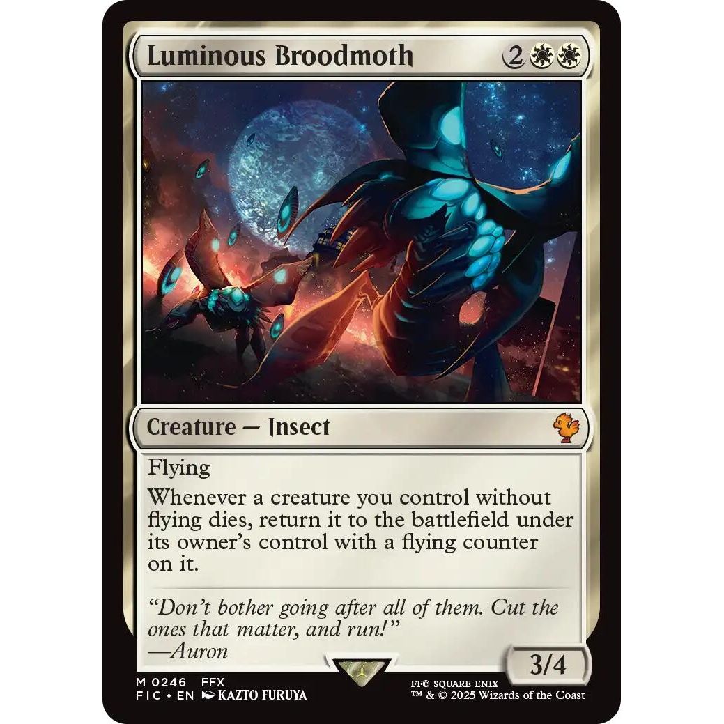 Image for Luminous Broodmoth (Surge Foil) (246) (FIC) - Magic: The Gathering