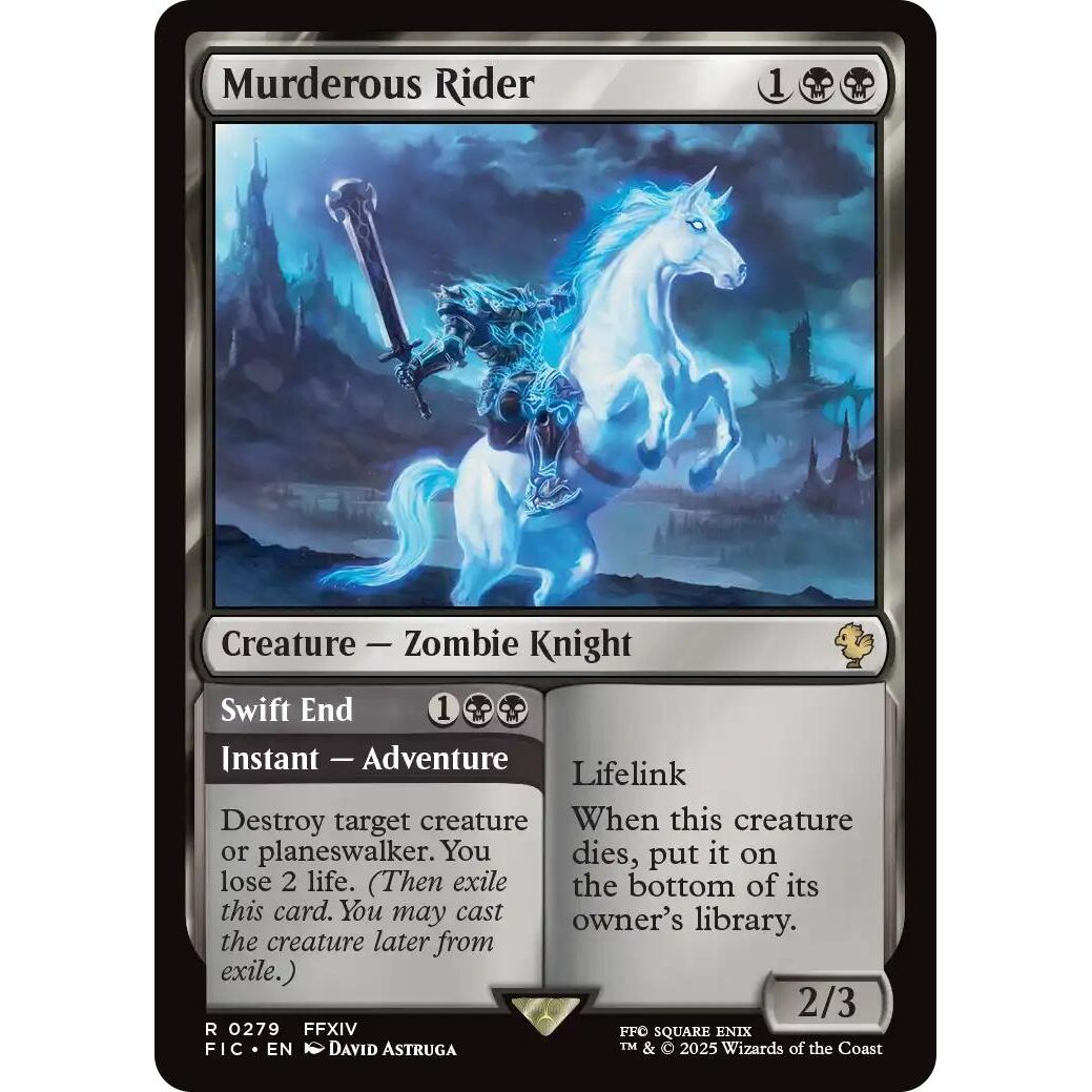 Image for Murderous Rider (Surge Foil) (279) (FIC) - Magic: The Gathering