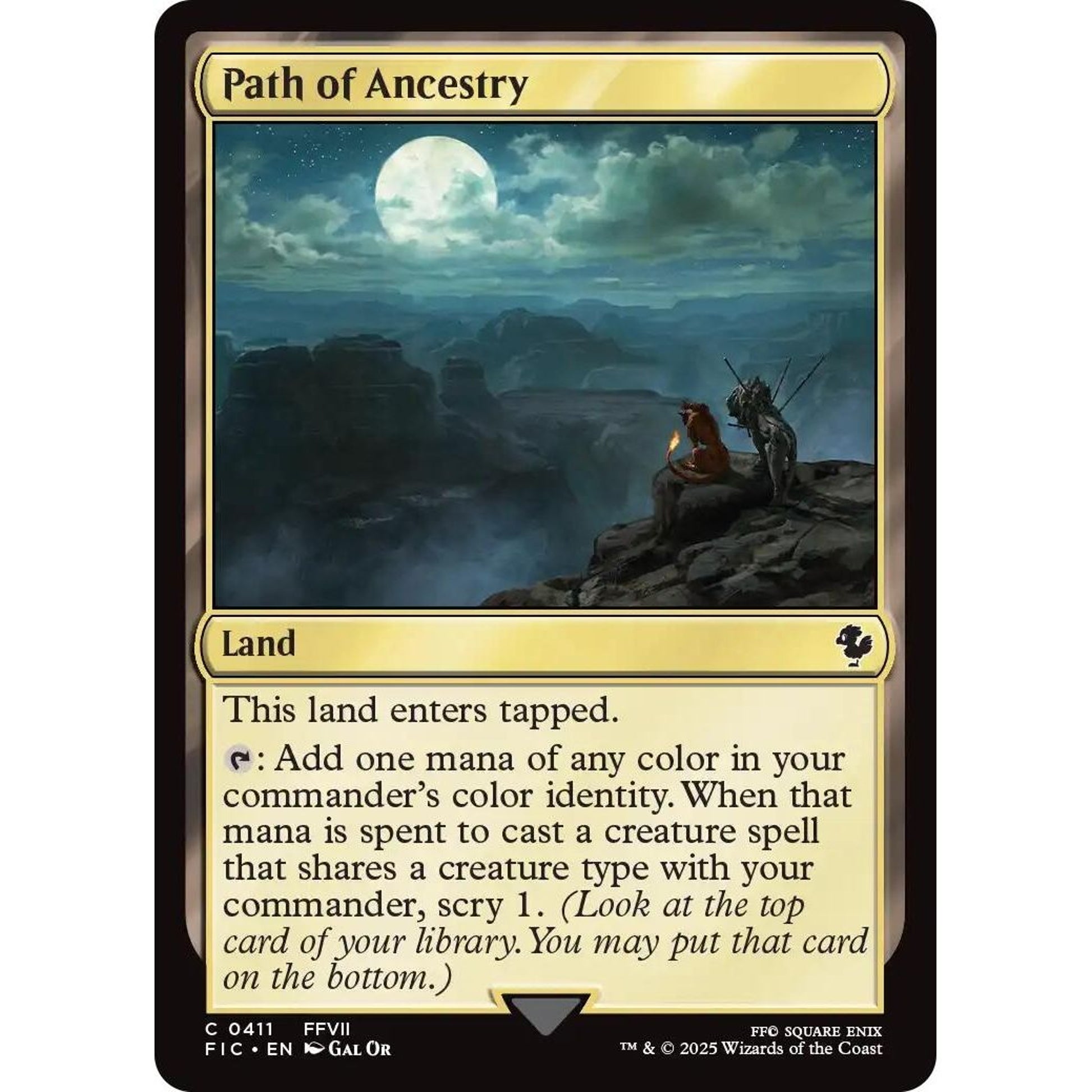 Image for Path of Ancestry (Surge Foil) (411) (FIC) - Magic: The Gathering