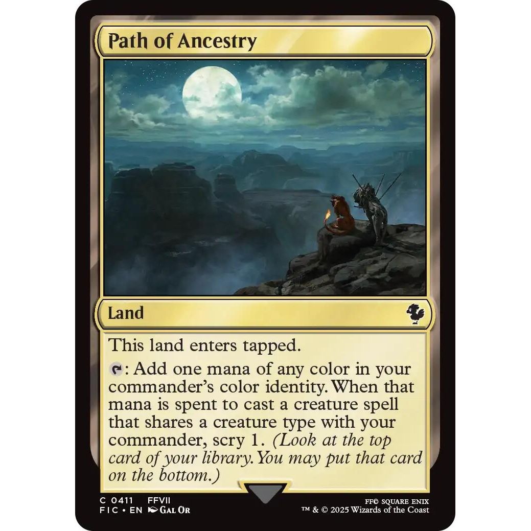Image for Path of Ancestry (Surge Foil) (411) (FIC) - Magic: The Gathering