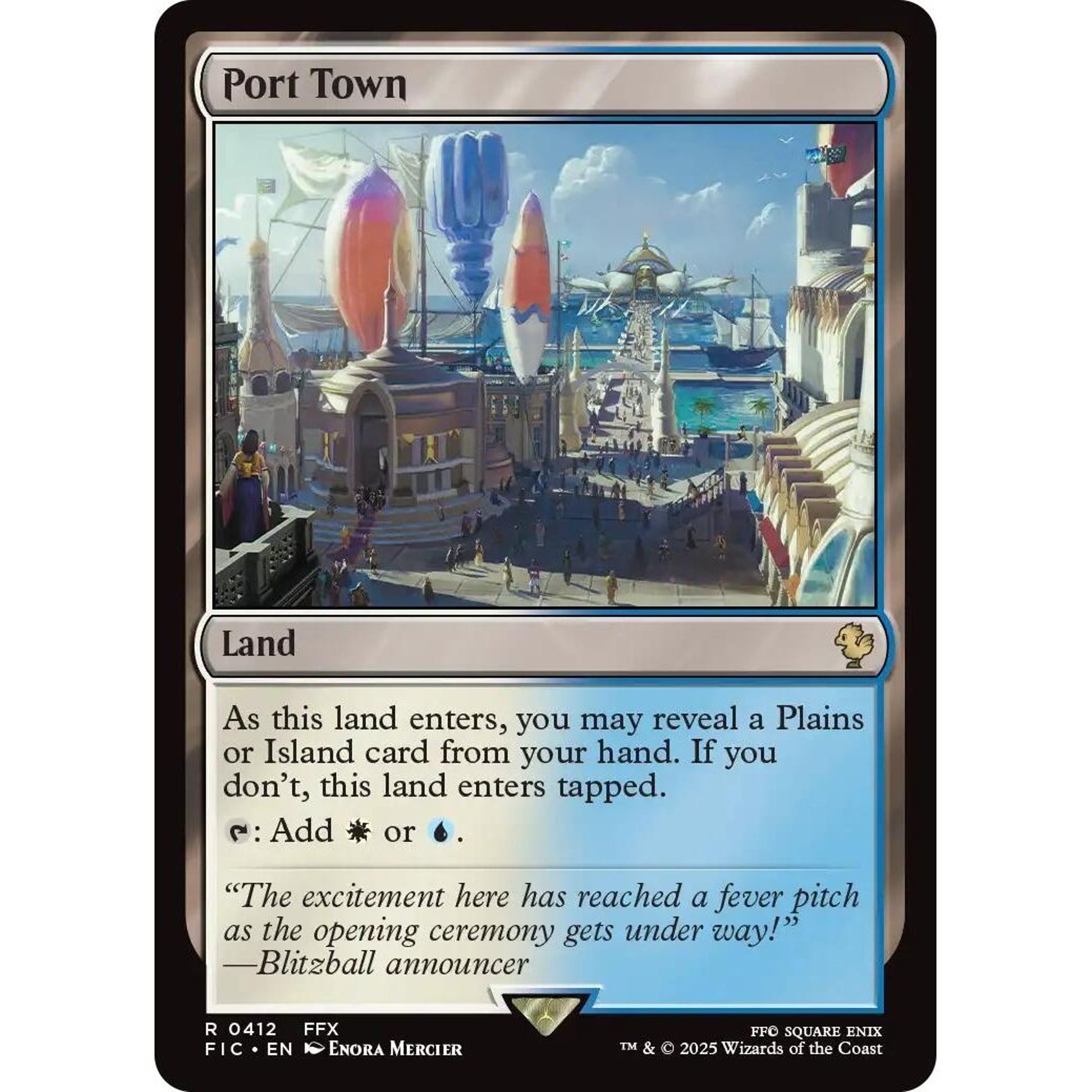 Image for Port Town (Surge Foil) (412) (FIC) - Magic: The Gathering