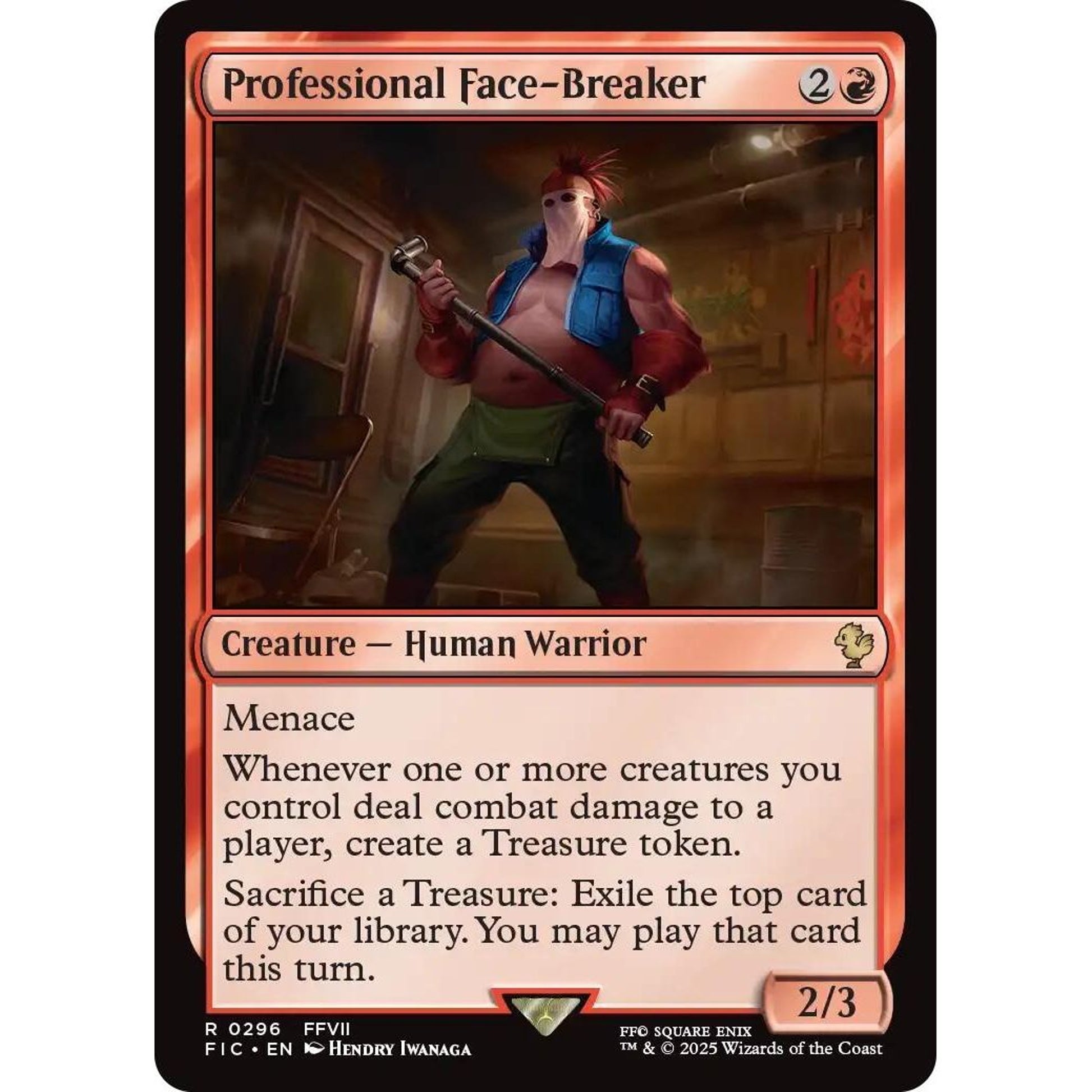 Image for Professional Face-Breaker (Surge Foil) (296) (FIC) - Magic: The Gathering
