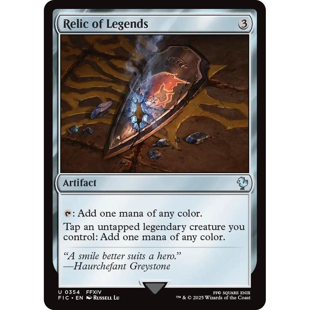 Image for Relic of Legends (Surge Foil) (354) (FIC) - Magic: The Gathering