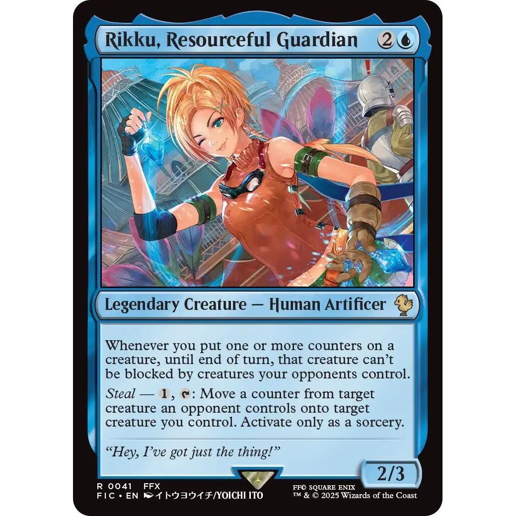 Image for Rikku, Resourceful Guardian (Surge Foil) (41) (FIC) - Magic: The Gathering