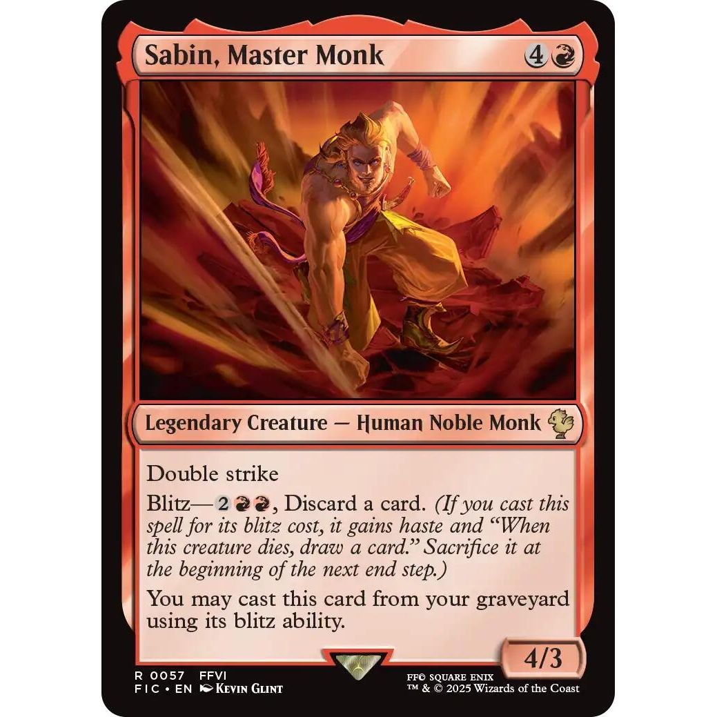 Image for Sabin, Master Monk (Surge Foil) (57) (FIC) - Magic: The Gathering