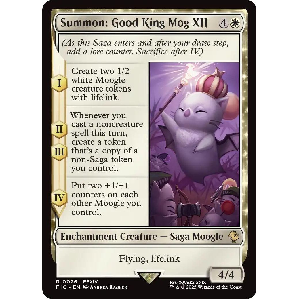 Image for Summon: Good King Mog XII (Surge Foil) (26) (FIC) - Magic: The Gathering