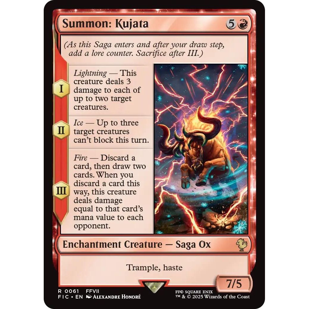 Image for Summon: Kujata (Surge Foil) (61) (FIC) - Magic: The Gathering